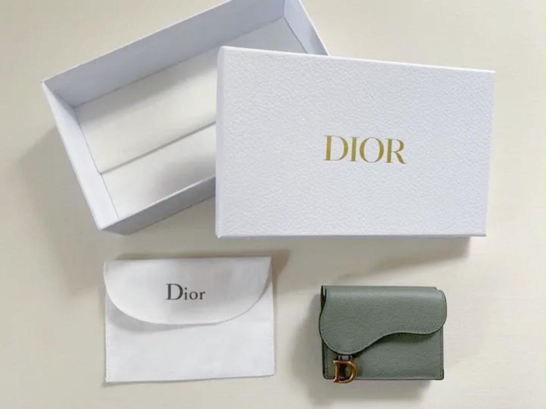 超歓迎安い 未使用美品 Christian Dior SADDLE コンパクトウォレット RGbAa-m33569646884 正規品爆買い