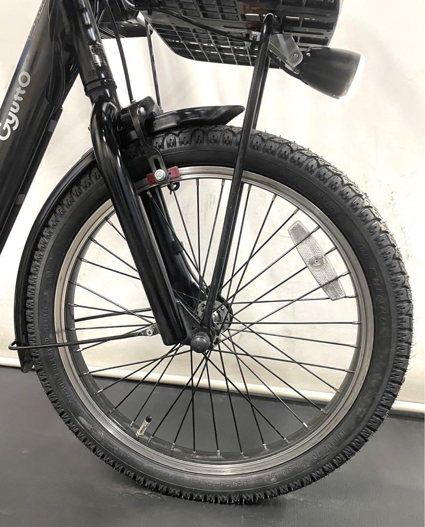 電動アシスト自転車　パナソニック　ギュット　新型　20インチ　子供乗せ　黒色