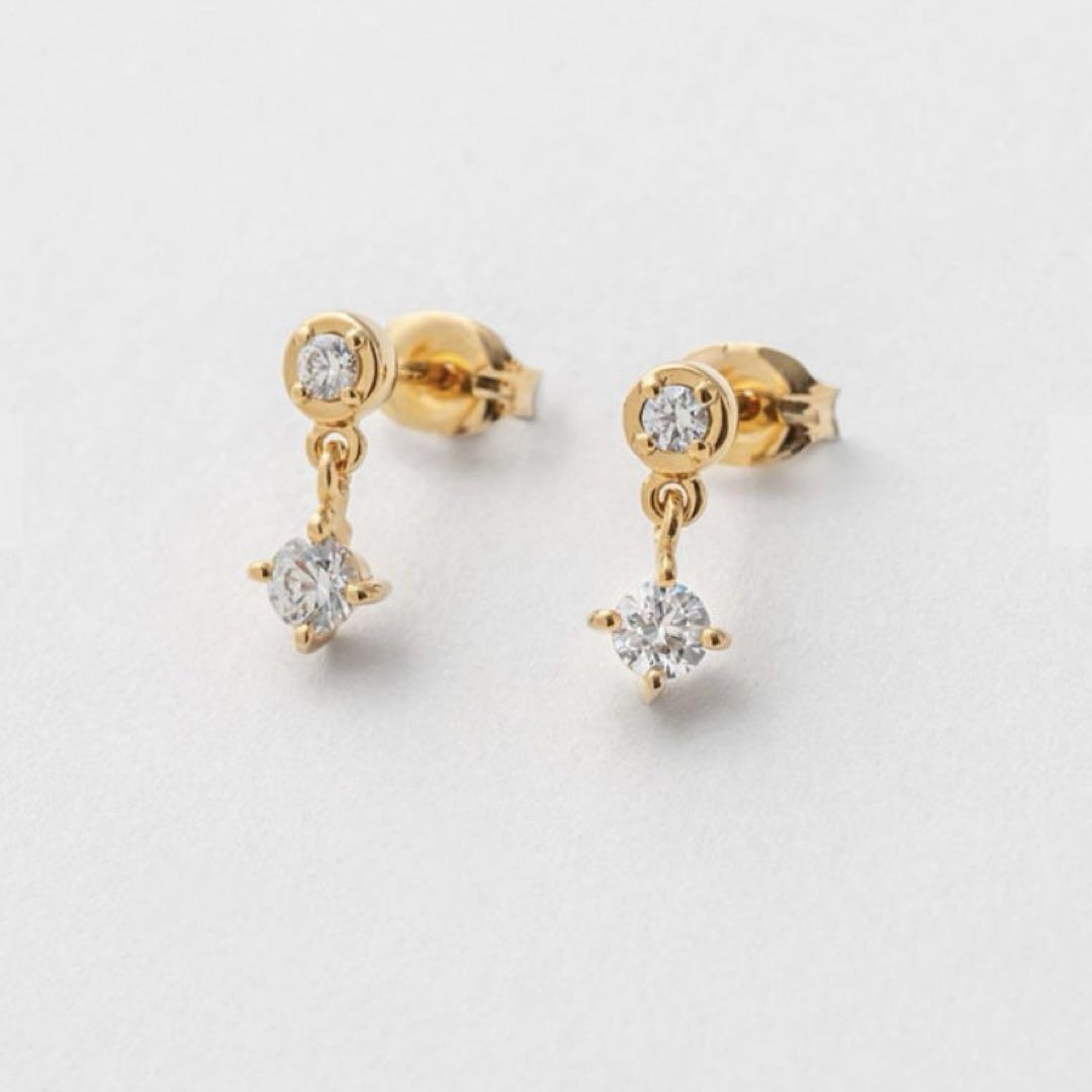 【美品】Jouete ピアス ジルコニア