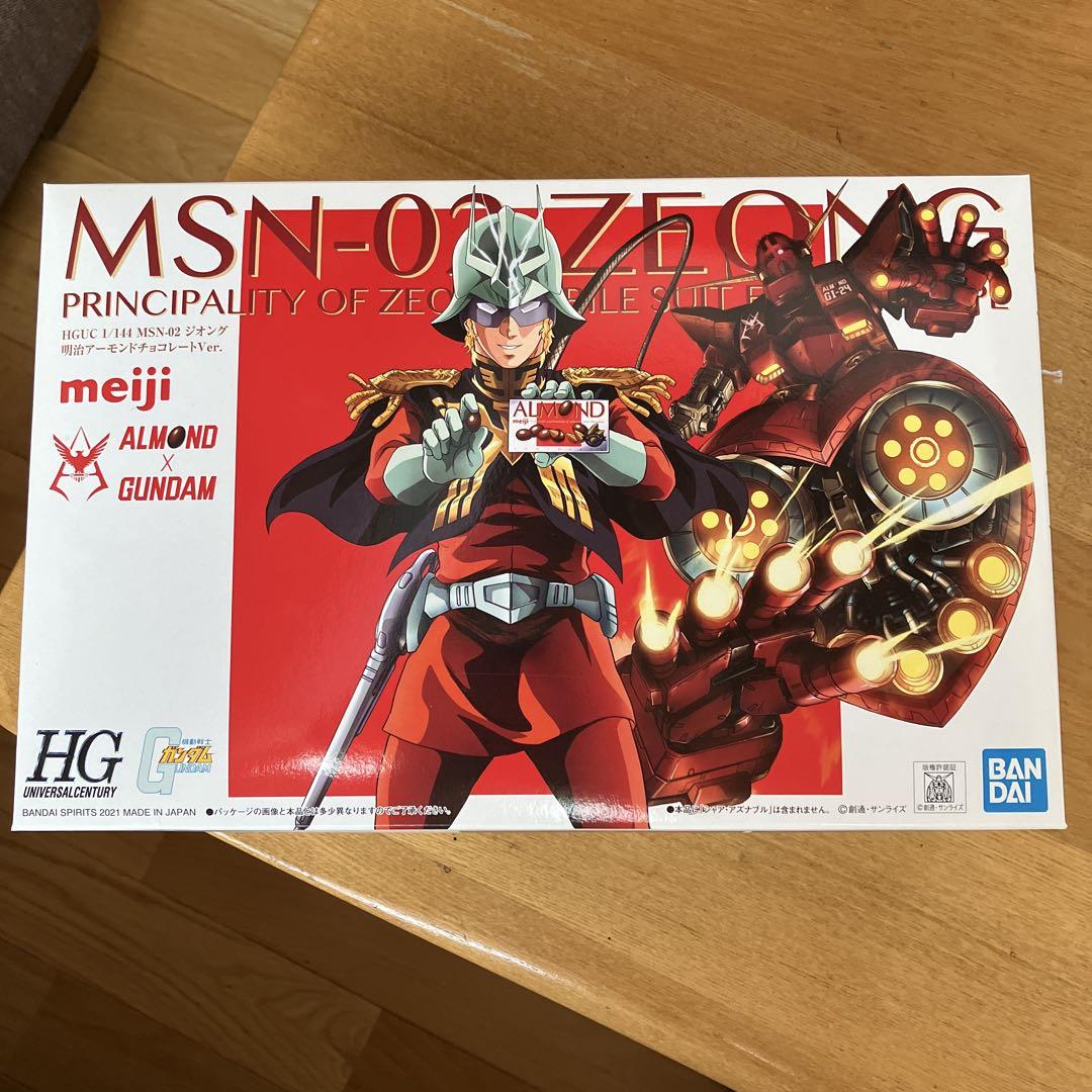 HG 1/144 ジオング 明治アーモンドチョコレートver HGUC 1/144 MSN-02 ジオング 明治アーモンドチョコレートVer.の