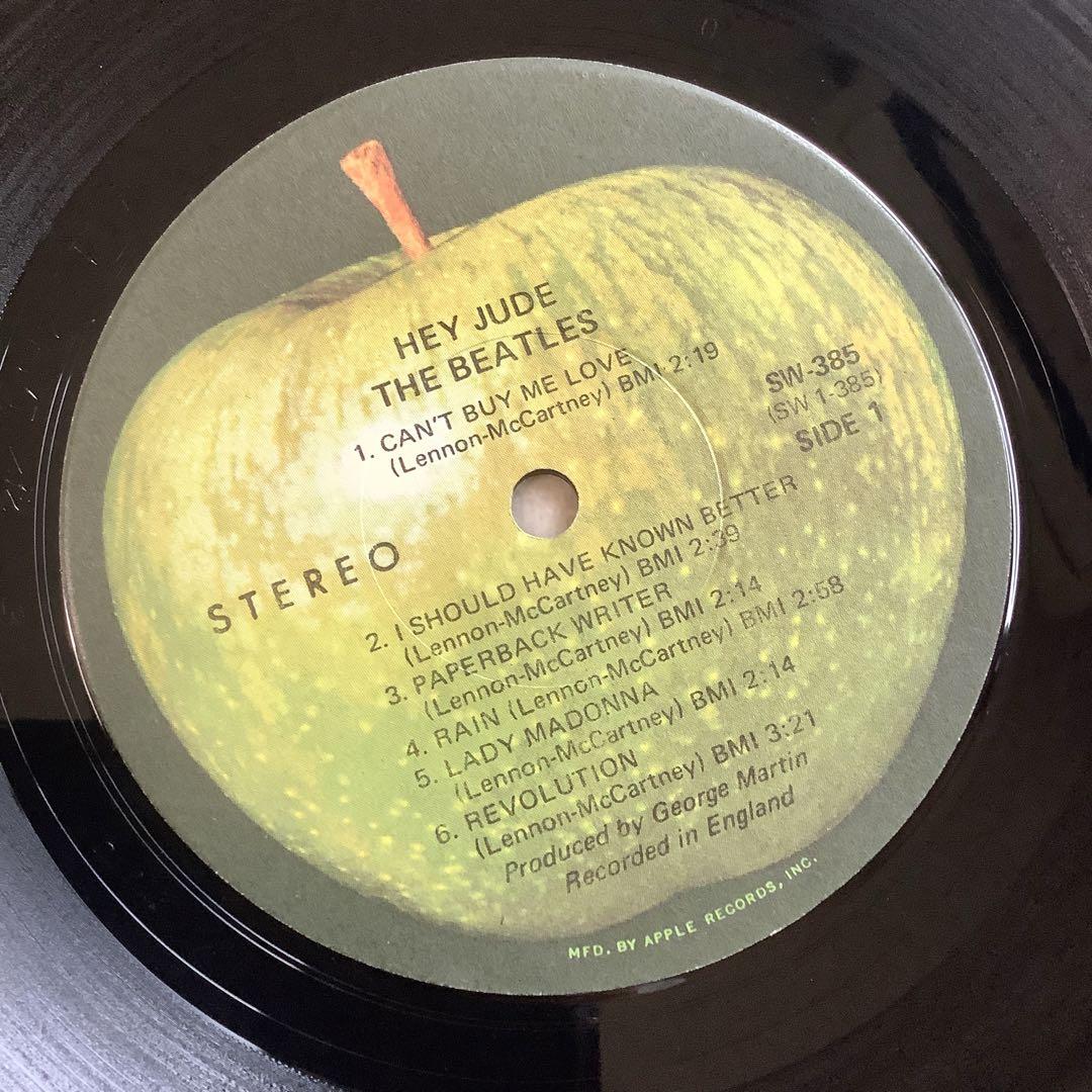 格安saleスタート ボ レア! レコード新品同様! 1970年 ヘイ・ジュード ビートルズ 洋楽