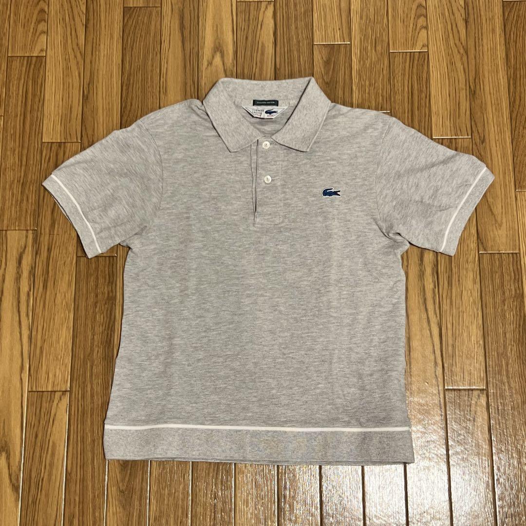 LACOSTE グレー ポロシャツ EXCLUSIVE EDITION LACOSTE Exclusive Edition ポロシャツ - メルカリ