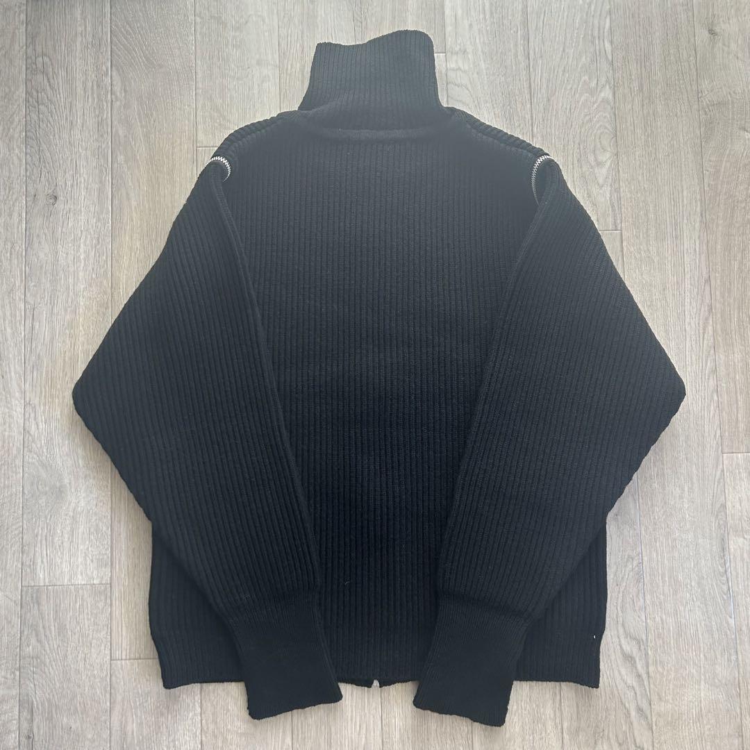 JieDa 2WAY ZIP UP KNIT ブラック 1サイズ トップス