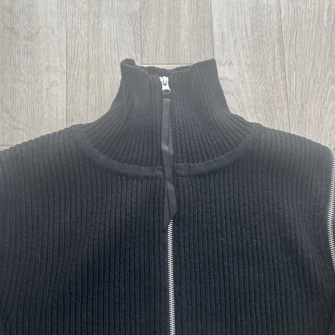JieDa 2WAY ZIP UP KNIT ブラック 1サイズ トップス