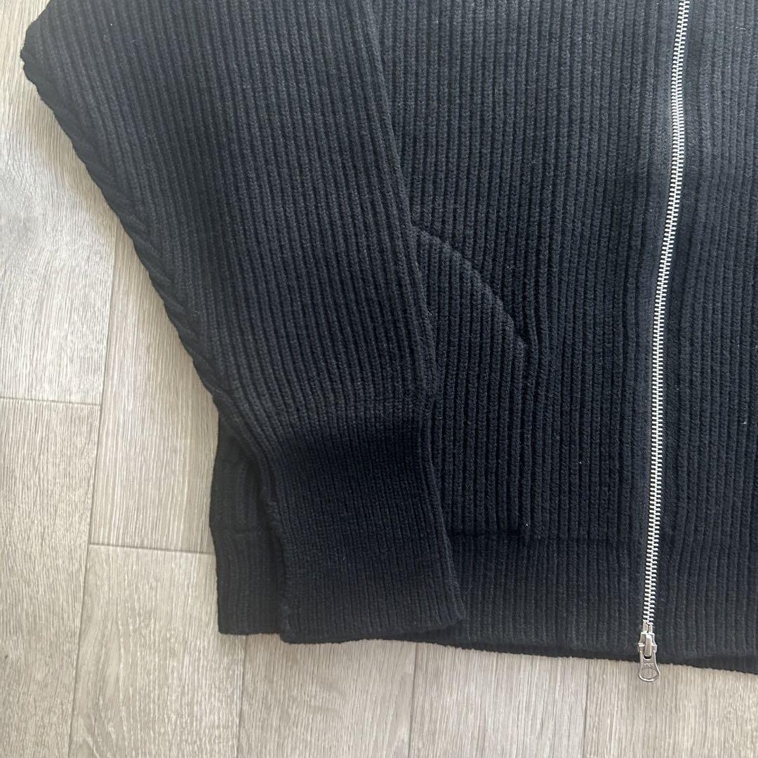 JieDa 2WAY ZIP UP KNIT ブラック 1サイズ トップス
