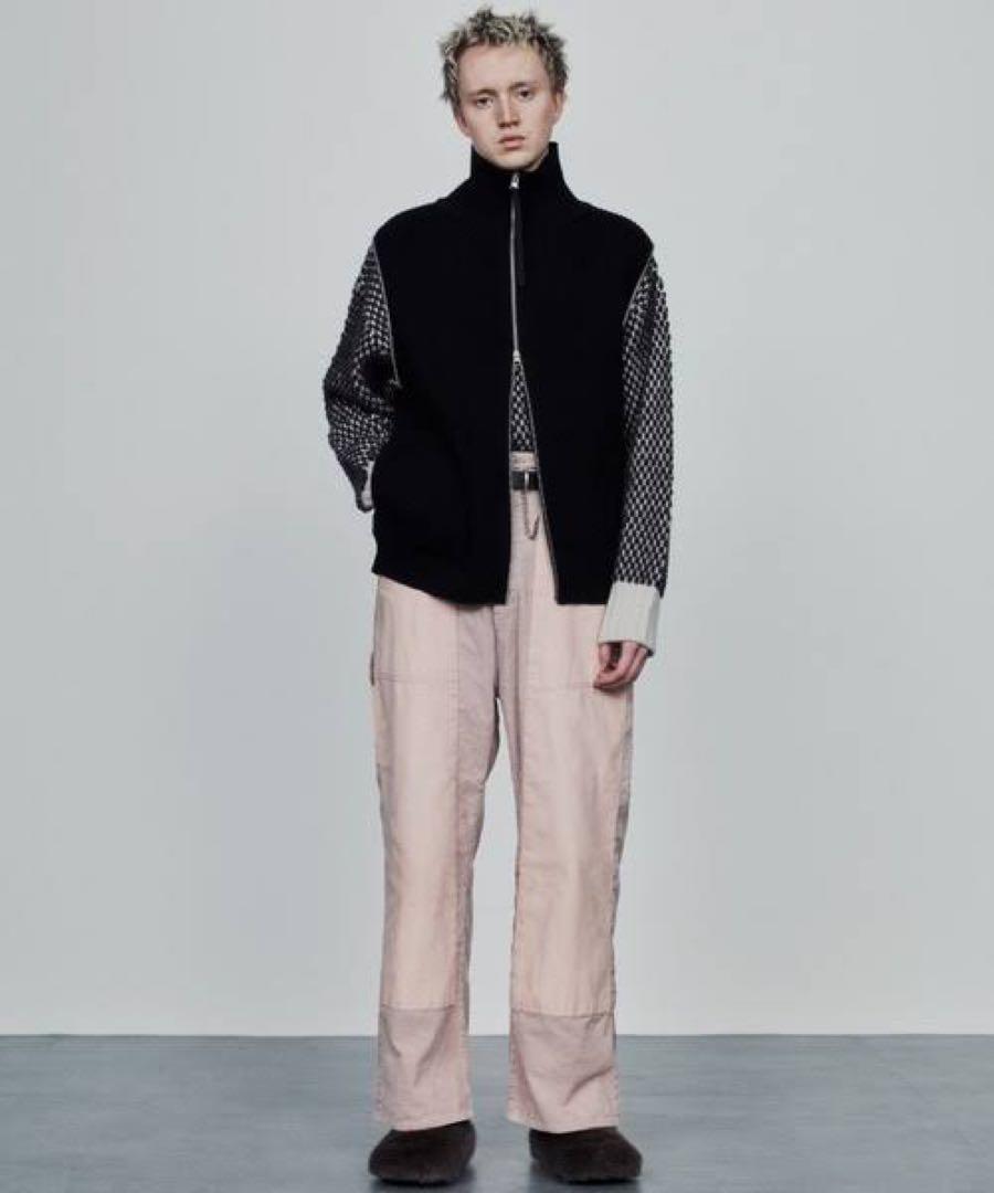 JieDa 2WAY ZIP UP KNIT ブラック 1サイズ トップス