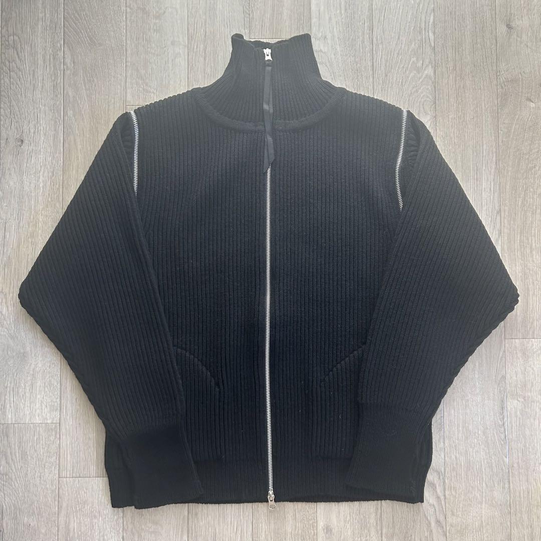 JieDa 2WAY ZIP UP KNIT ブラック 1サイズ トップス