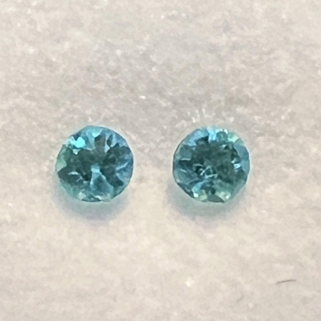 パライバトルマリン　2pcs 0.097ct