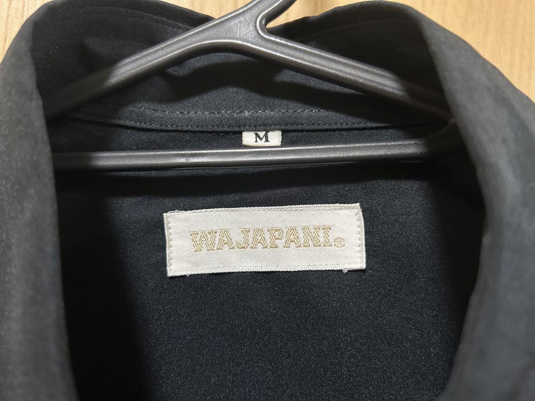 WAJAPANI ヴィンテージ　柄シャツ　総柄　ブラウス　古着　長袖　平成レトロ