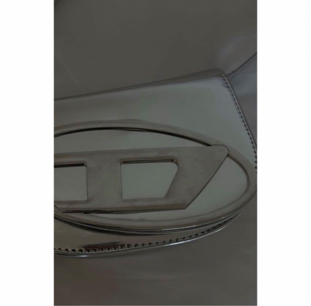 DIESELシルバーショルダーバッグ
