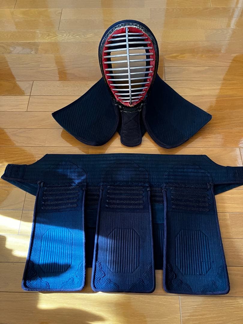 剣道 面 垂やや傷や汚れあり