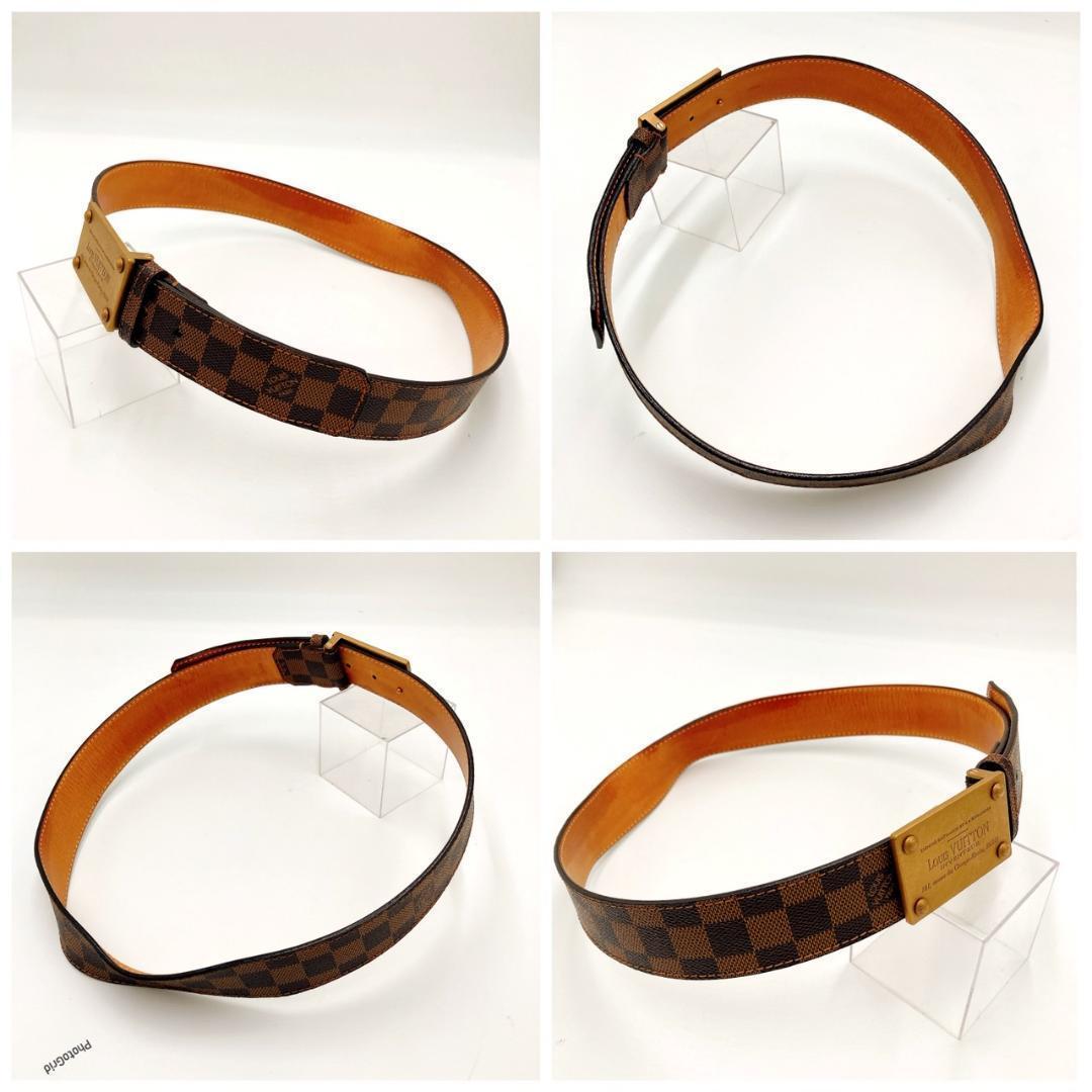 LOUIS VUITTON 　ヴィトン　ベルト　ダミエ　レザー　0331