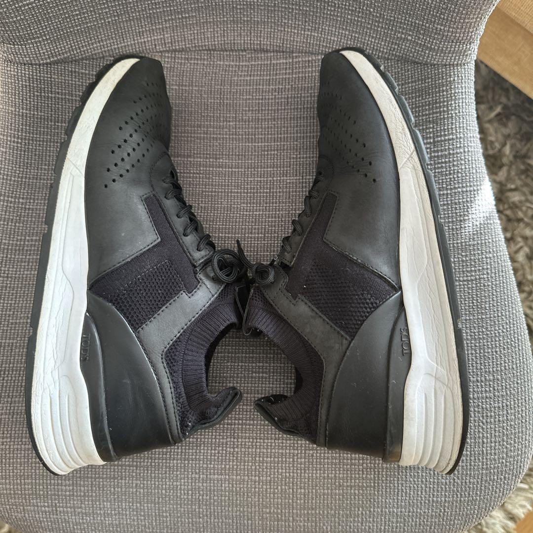 TOD'S トッズ メンズスニーカー 26.5㎝ 黒Ω