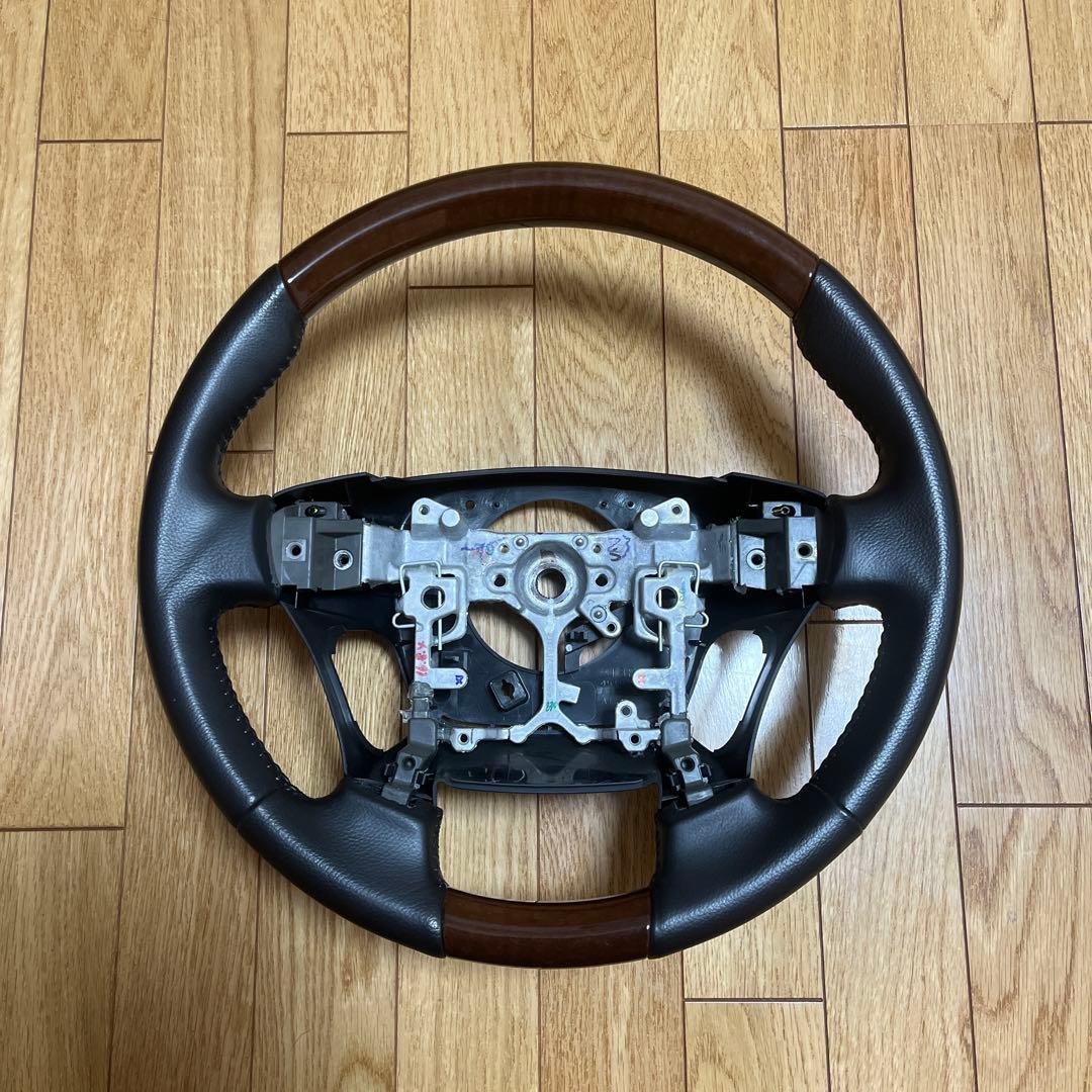 マークx 木目ハンドル