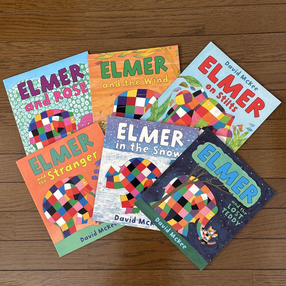 ELMERシリーズ 6冊セット 英語絵本 - メルカリ