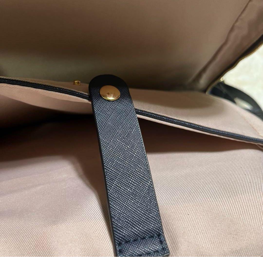 美品✨カルパック Kaya Laptop 2way チャームリュック 大容量 紺