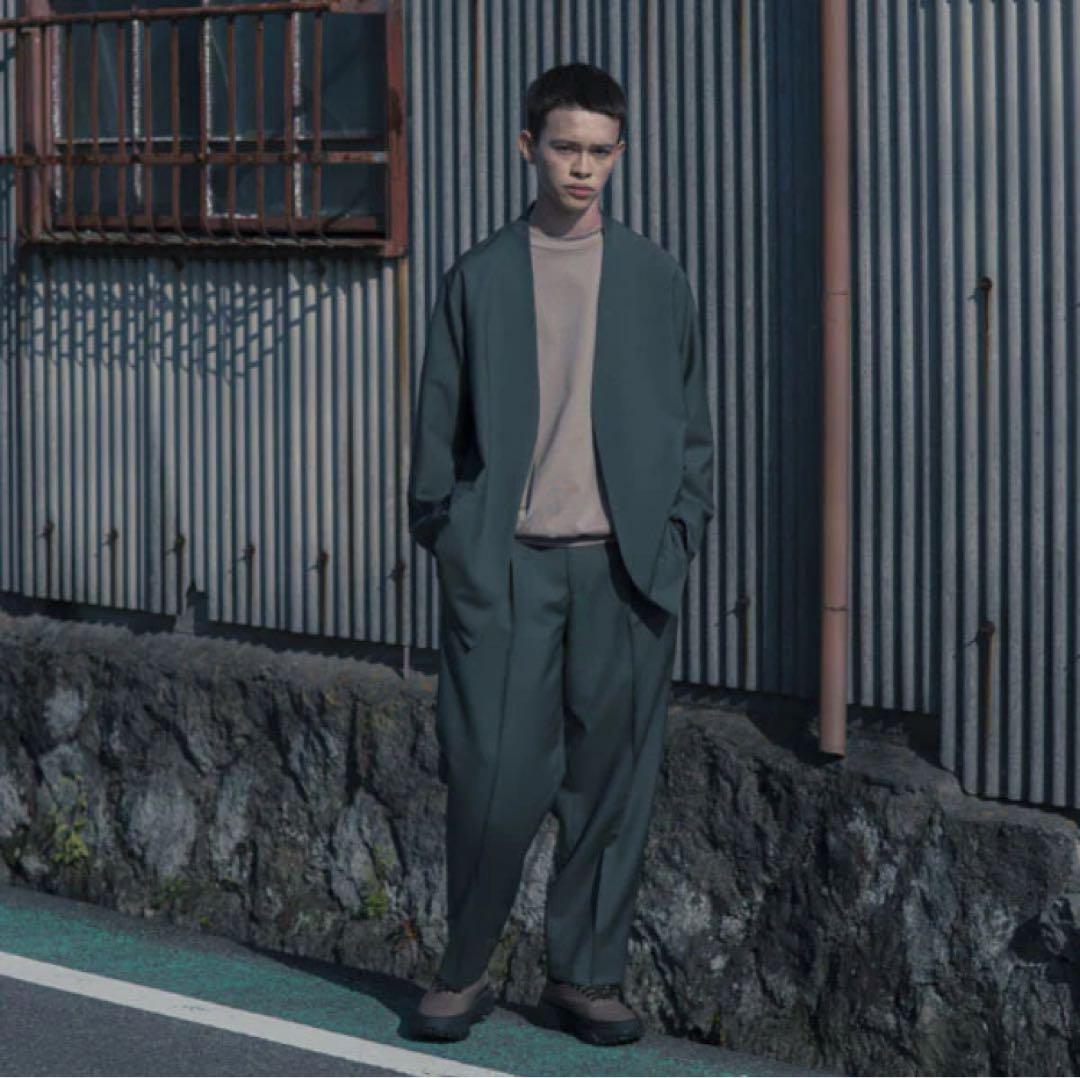 【美品】marka マーカ LAPELLESS SHIRT JACKET