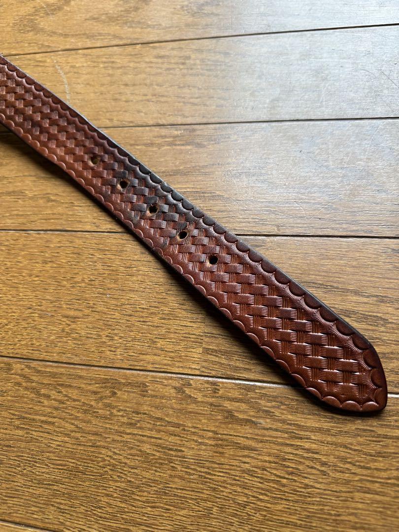 Levi's イタリア レザーベルト BOVINE LEATHER バケット