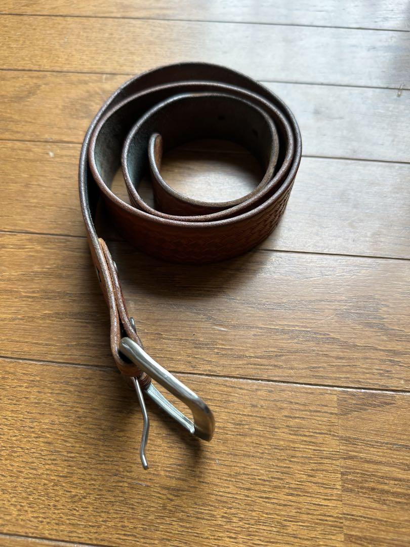 Levi's イタリア レザーベルト BOVINE LEATHER バケット