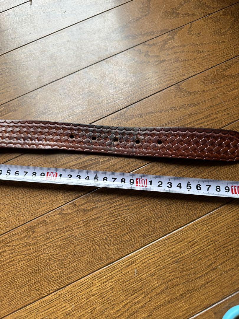 Levi's イタリア レザーベルト BOVINE LEATHER バケット
