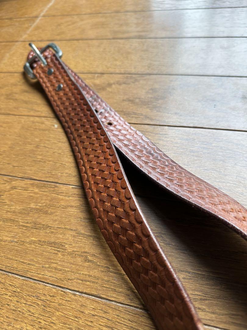 Levi's イタリア レザーベルト BOVINE LEATHER バケット