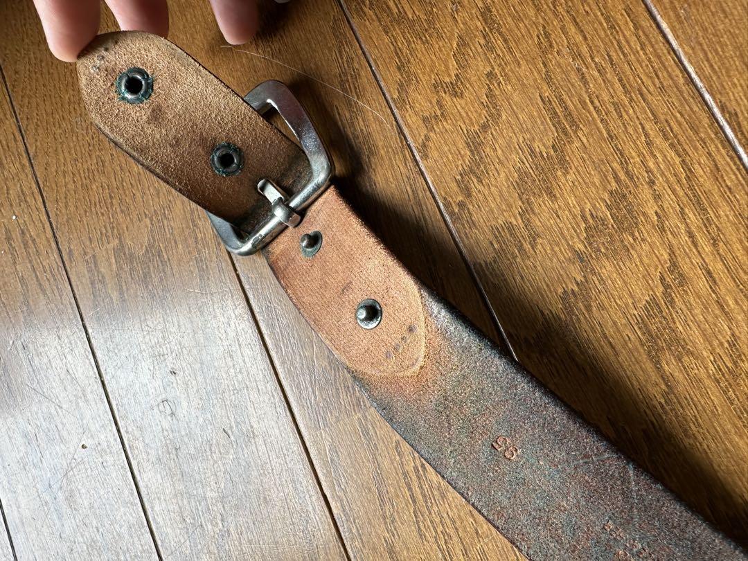 Levi's イタリア レザーベルト BOVINE LEATHER バケット
