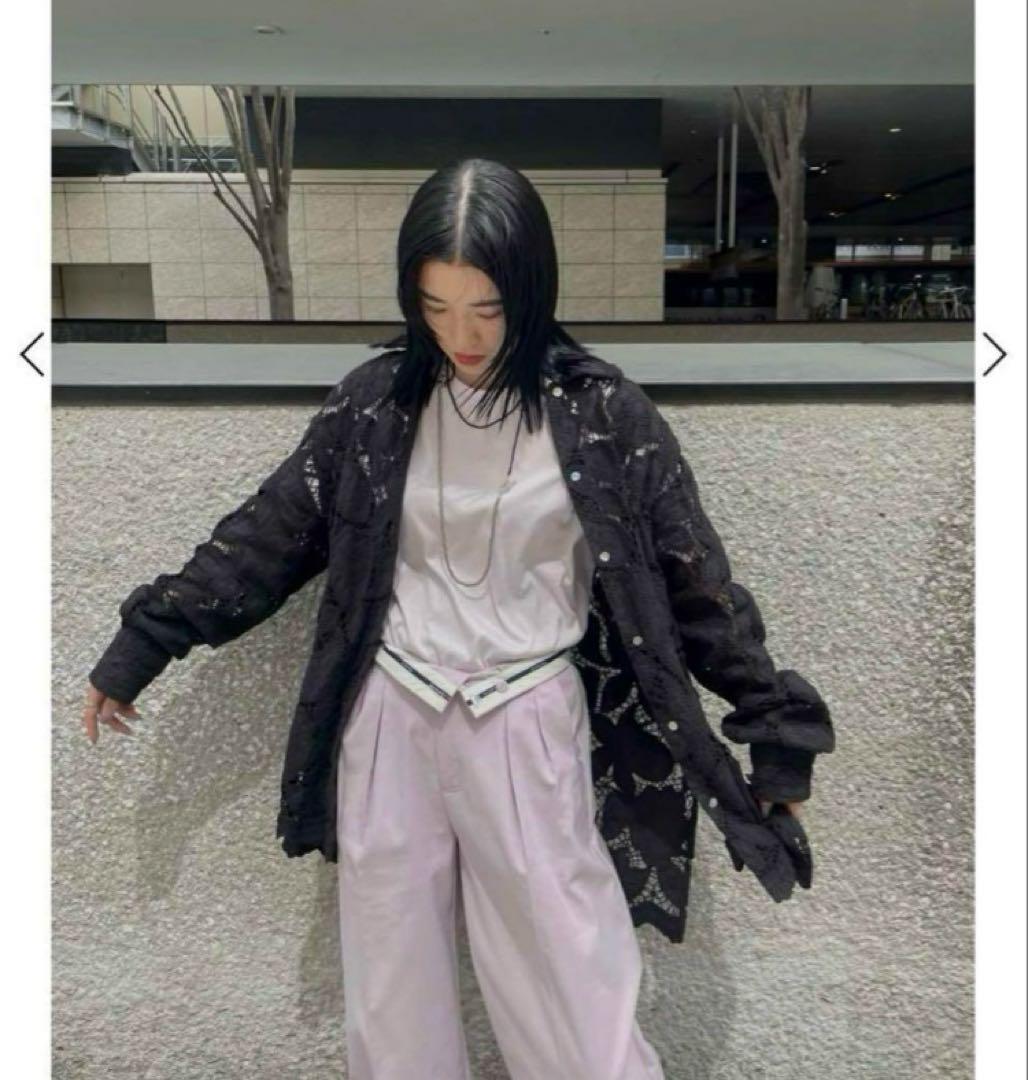 未使用AMERI コードレースシャツ todayful sahara 長袖