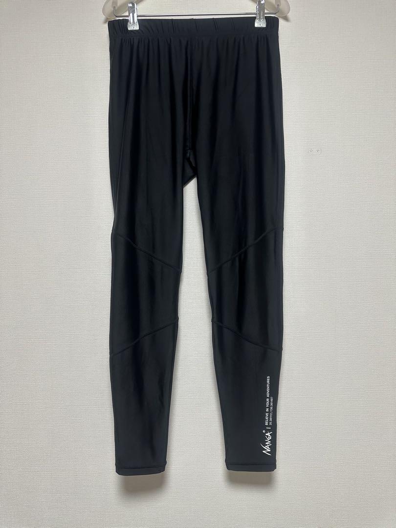 中古 24ss NANGA ナンガ ハイストレッチ レギンス 黒 L 完売品