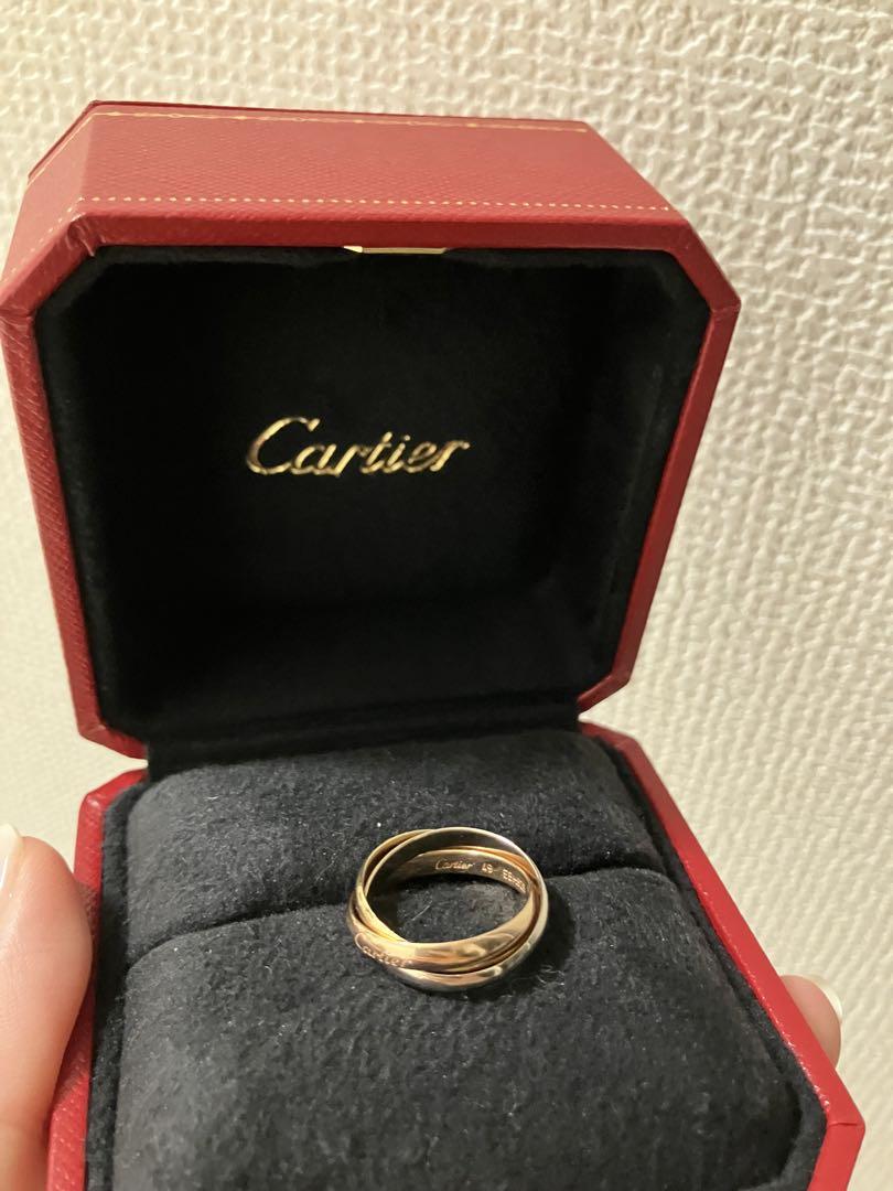 Cartier カルティエ トリニティ　リング　SM 指輪　クラッシュ