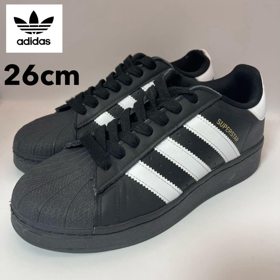 【美品】アディダス スーパースター XLG 黒白