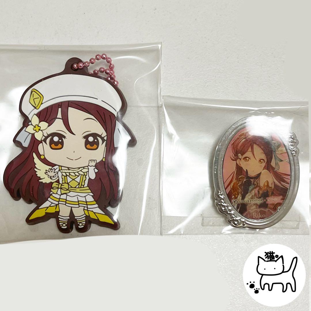 ラブライブサンシャイン 桜内梨子ラバーストラップ 赤目先生デザイン 桜内梨子 ラブライブサンシャイン スクスタ ラバーストラップ