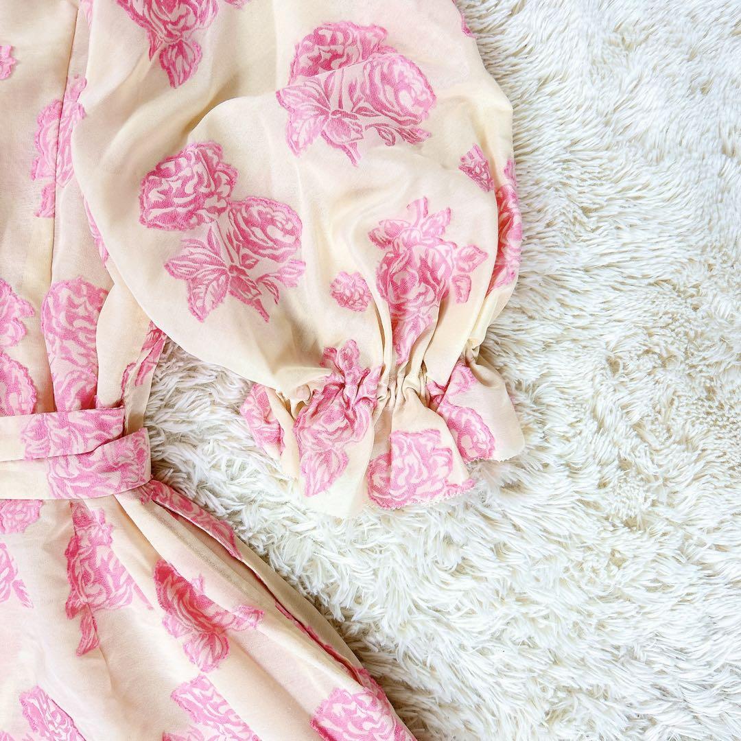 タグ付き未使用品　maturely flower jacquard dress