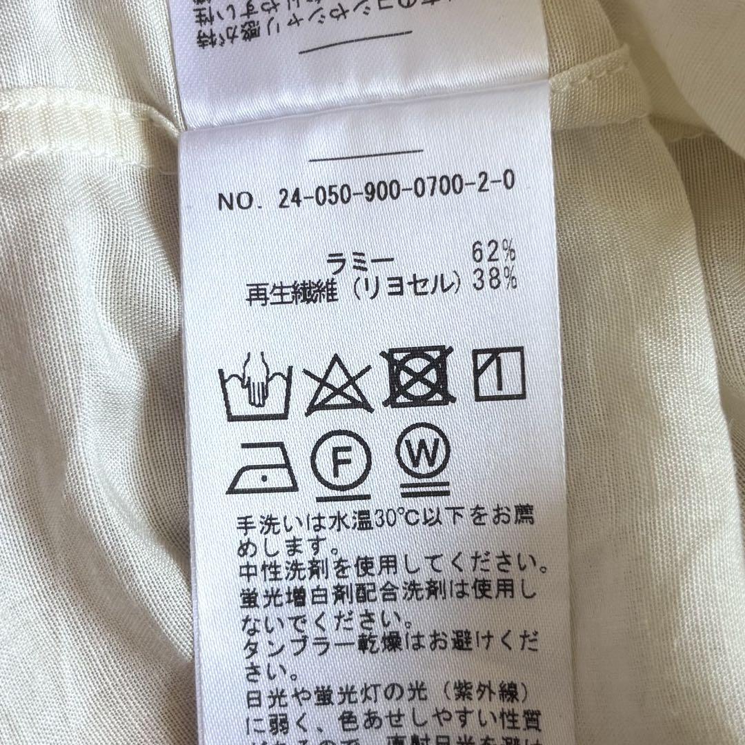 IENA ラミーリヨセルショートシャツ ナチュラル 38 イエナ