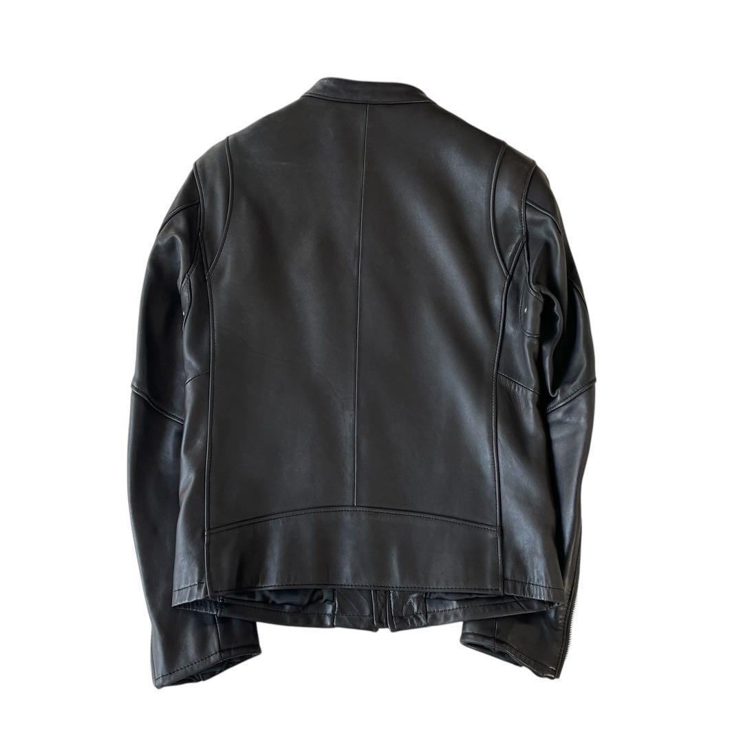 T848：新品 ユナイテッドアローズ 羊革レザージャケット BEAUTY&YOUTH UNITED ARROWS 羊革レザージャケット 【サイズS