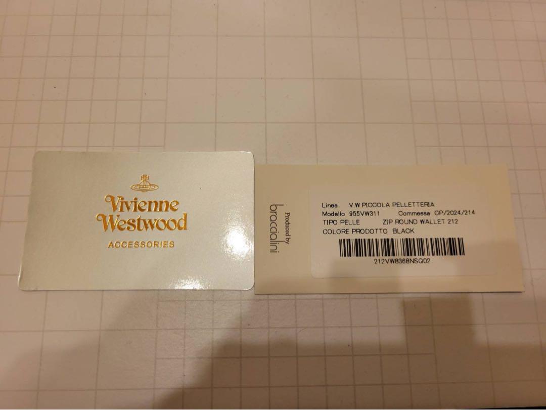新品 Vivienne Westwood 長財布 BLACK