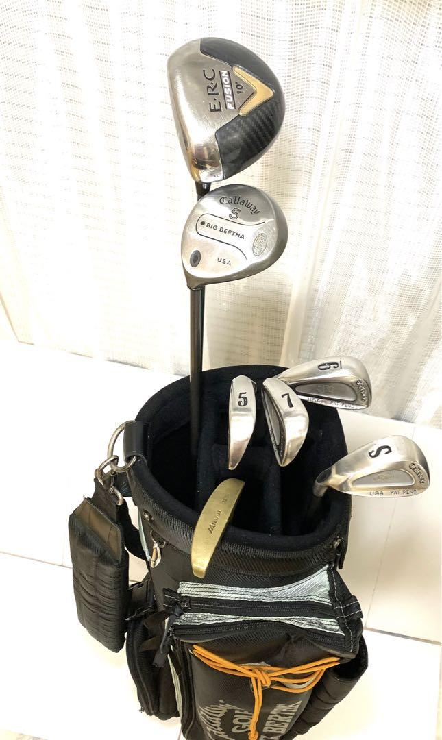 Callaway ゴルフバッグ GoldenBear ゴルフクラブ一式（左利き）