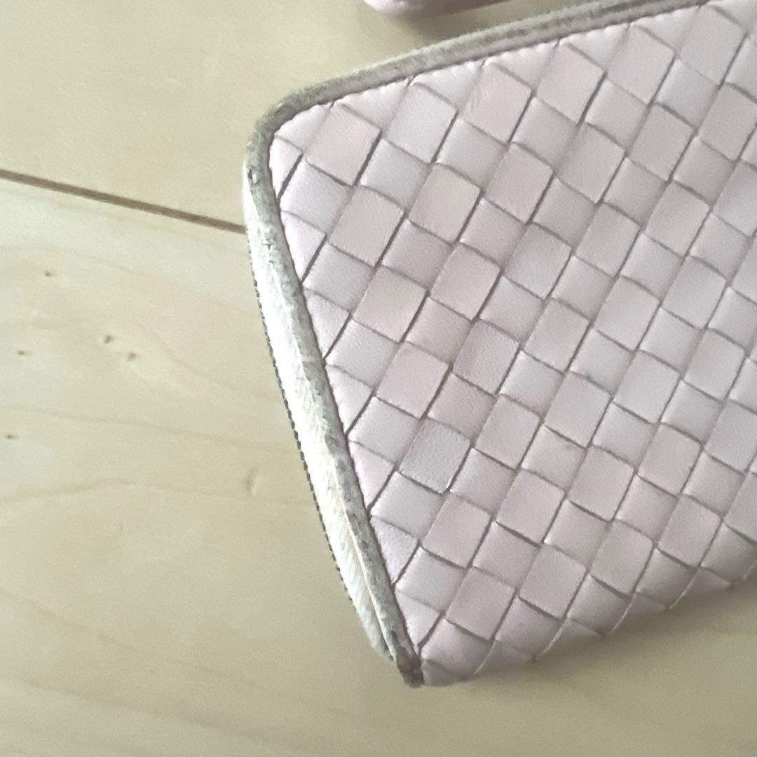 BOTTEGA VENETA ボッテガヴェネタ　長財布 レザー ピンク