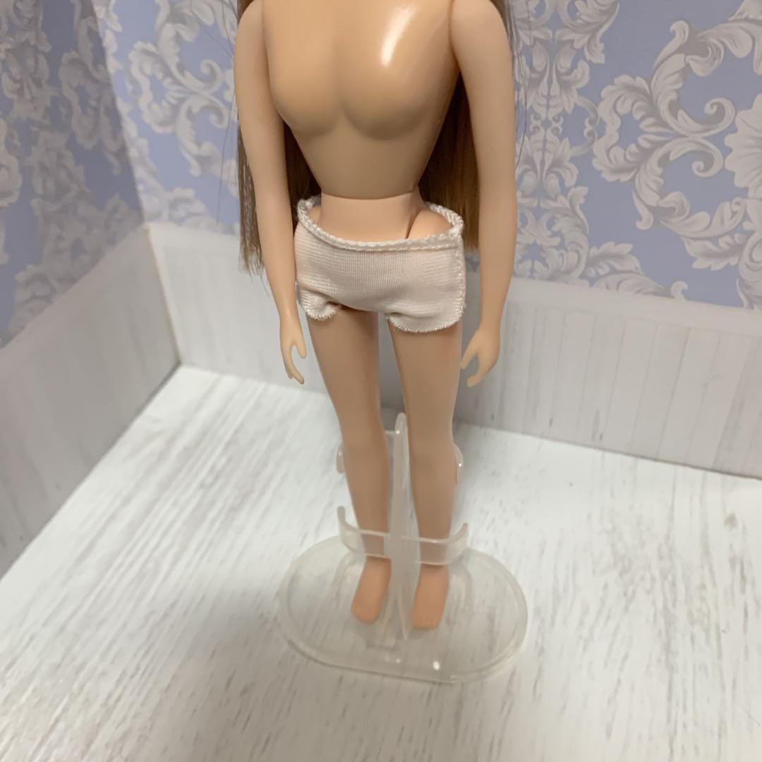 クリーニング済 リカちゃん 紫ヘア ピンクワンピース タカラ