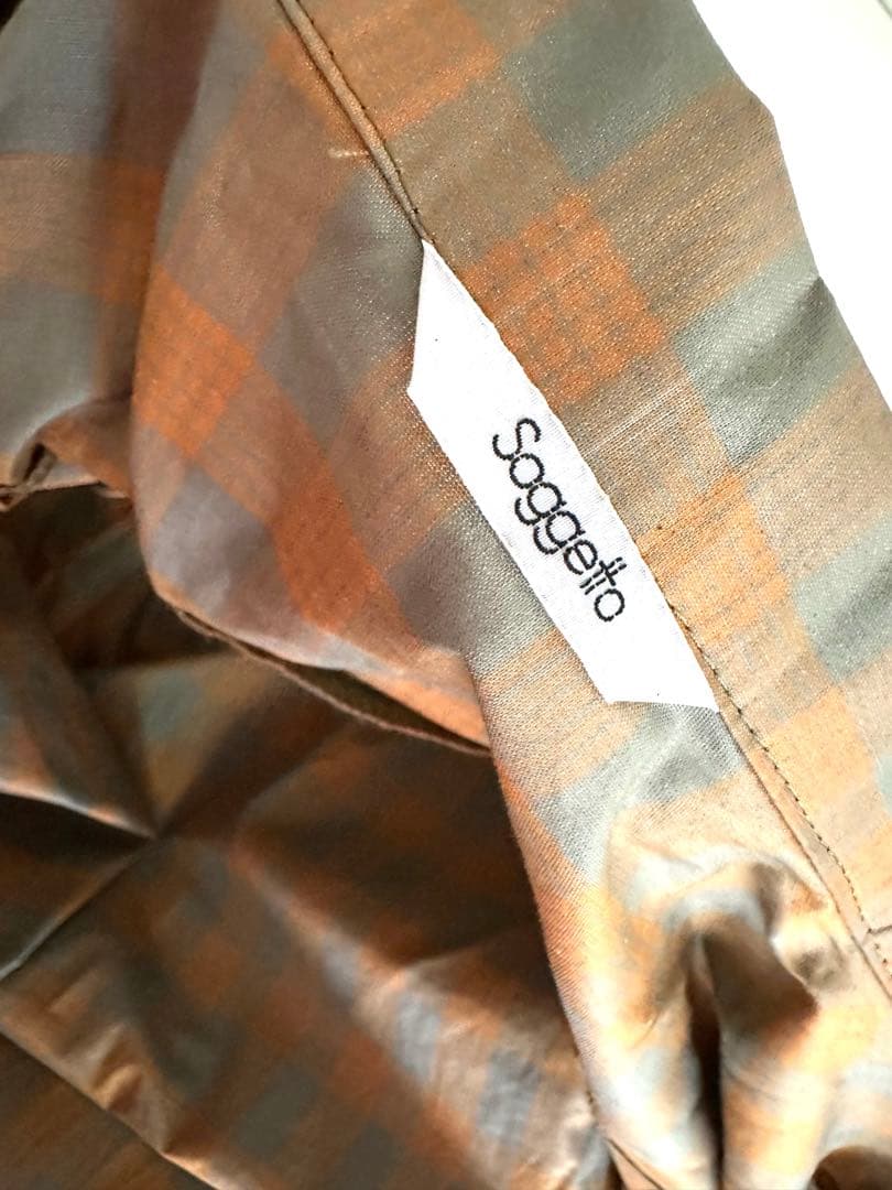 チェック柄トレンチコート サイズ9号