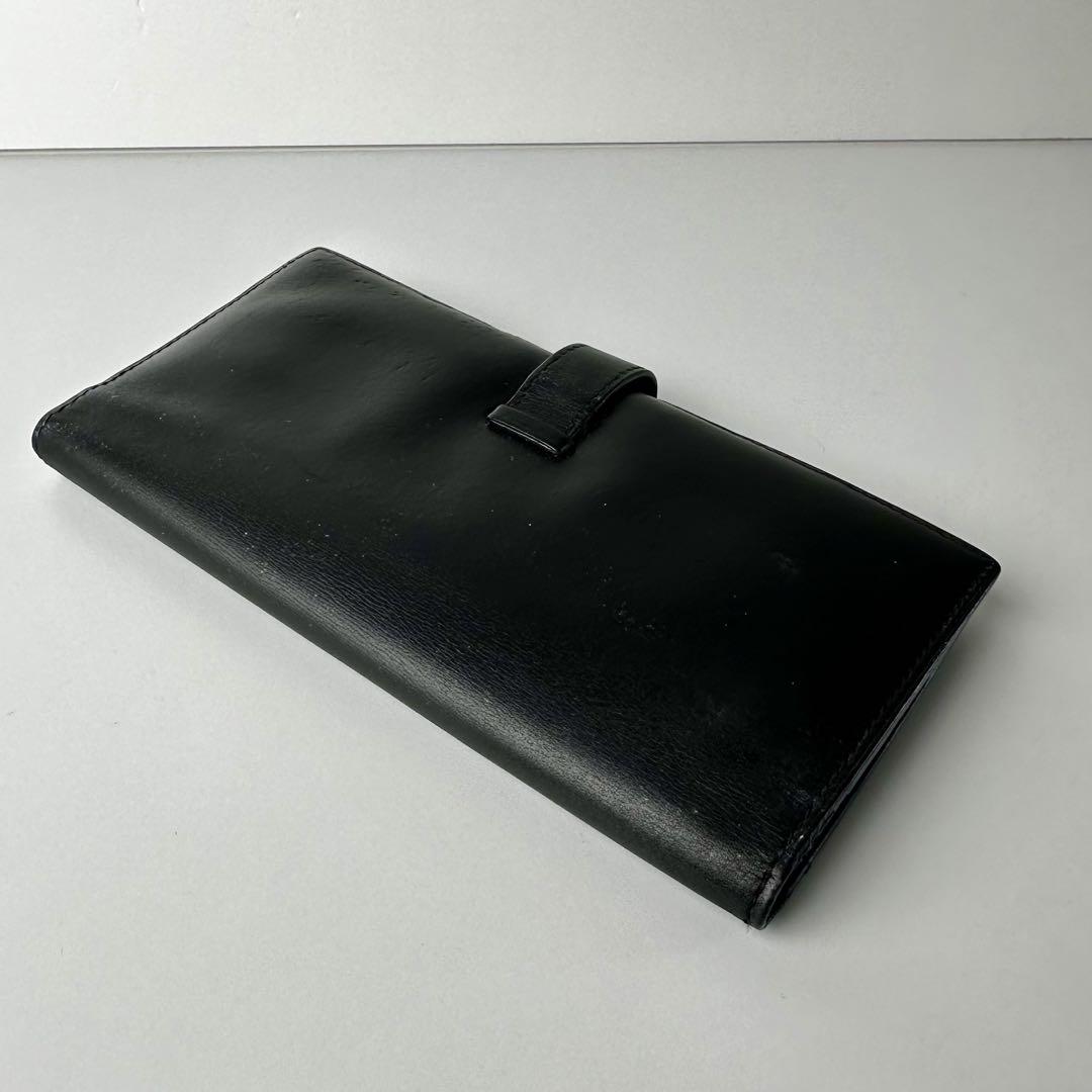 エルメス　黒財布　刻印C