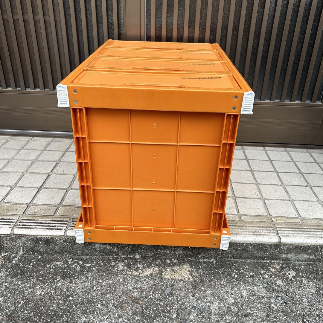 昭和レトロ】プラスチック 4段BOX キャビネット プラスチック収納