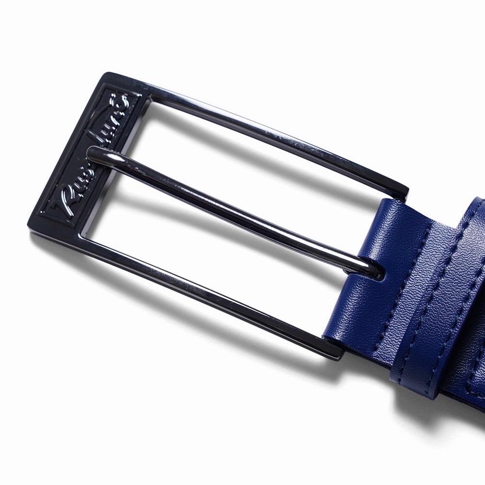 定価13, ラッセルノ ゴルフ GOLF メッシュ ベルト 青