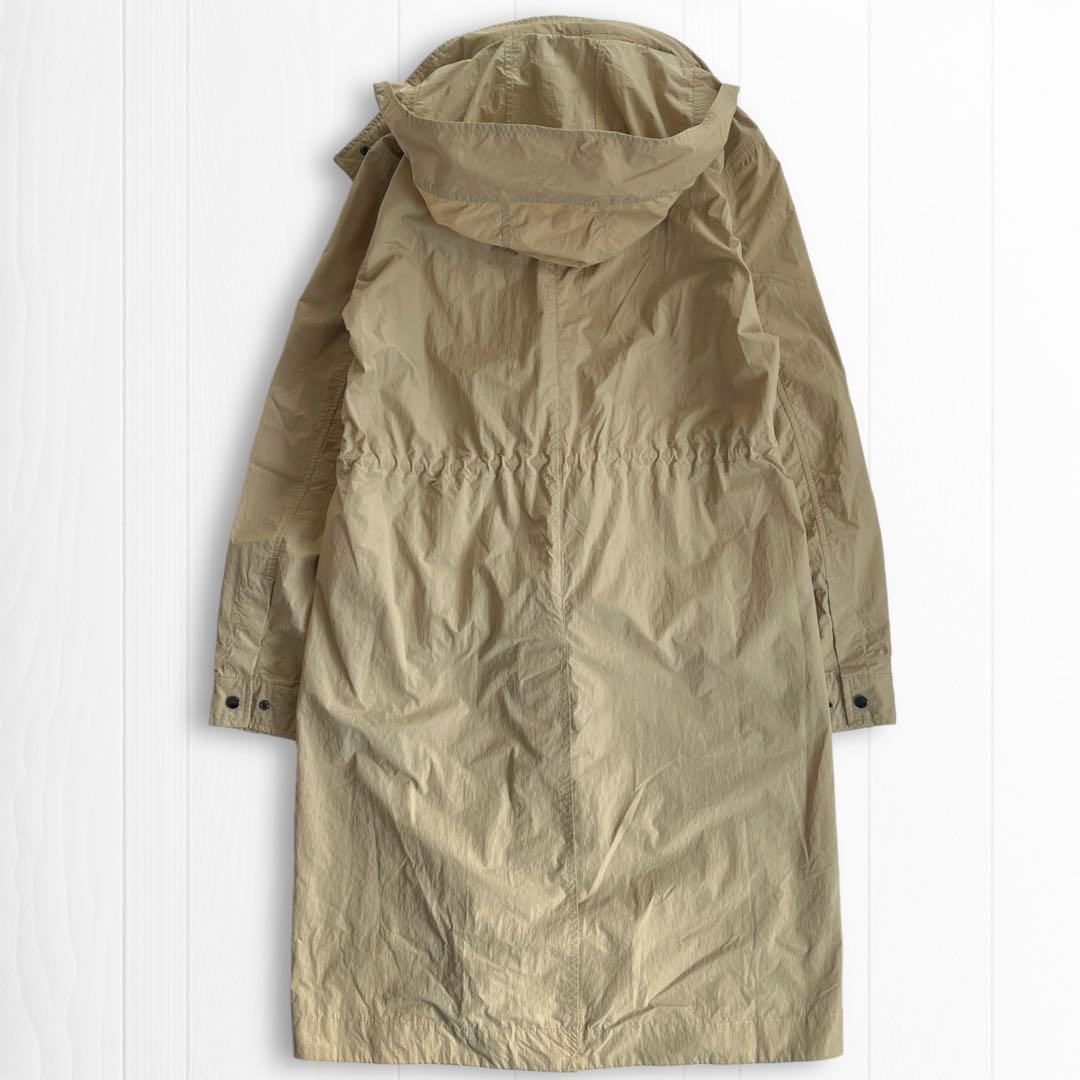 ウールリッチTICKSEED COAT フード　スプリングコート　ベージュ