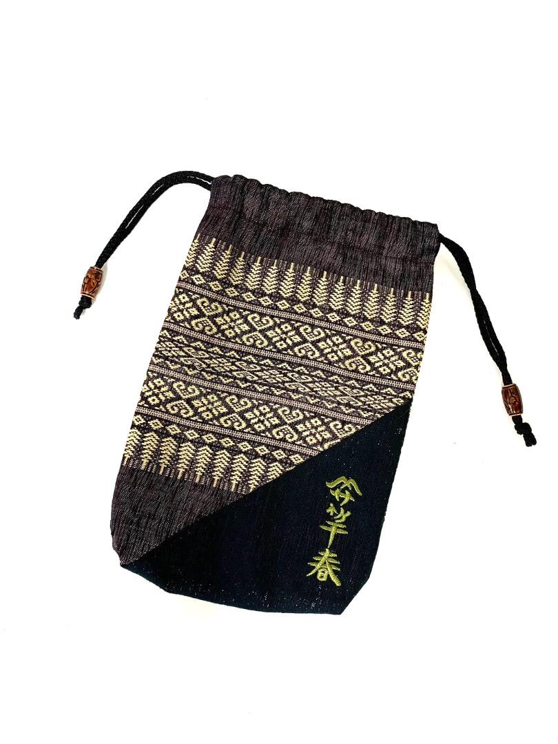 【中古】竿春 万力袋（黒／金）