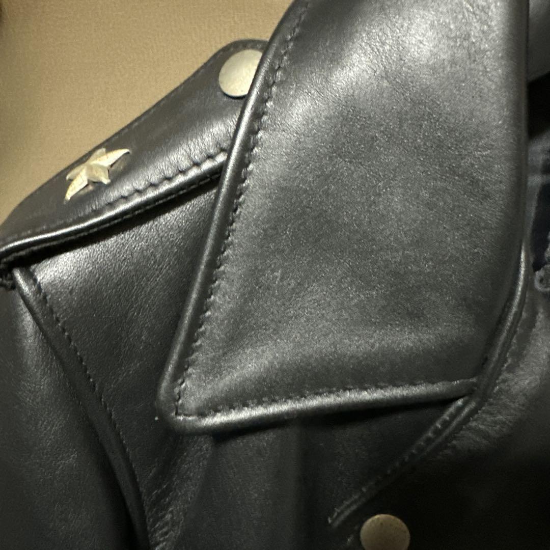 大特価！美品　Schott　613UST　ワンスター　ダブルライダース　38