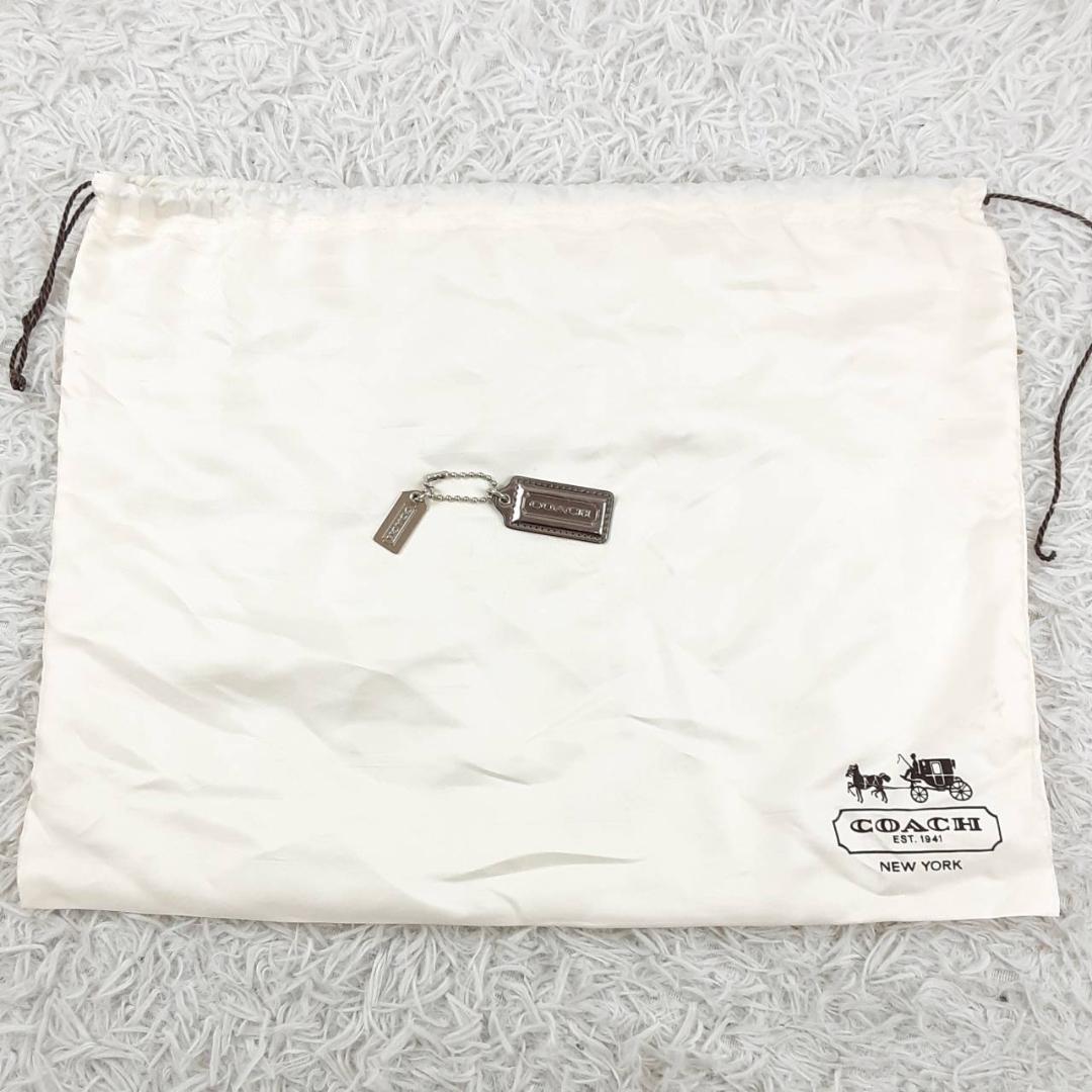 美品◎COACH ポピー 2way ハンドバッグ ショルダーバッグ 18708
