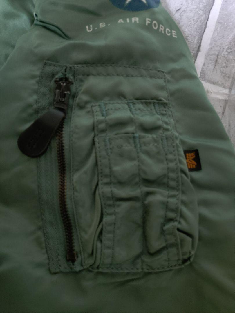 【入手困難】【復刻】【B-15D】【Lサイズ】アルファ セージグリーン