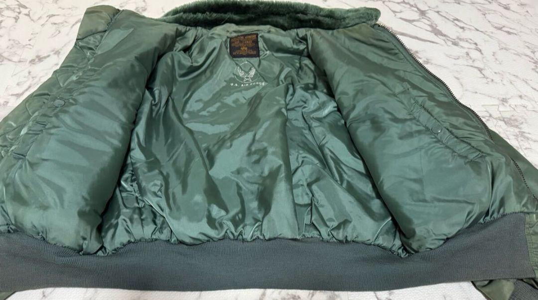 【入手困難】【復刻】【B-15D】【Lサイズ】アルファ セージグリーン