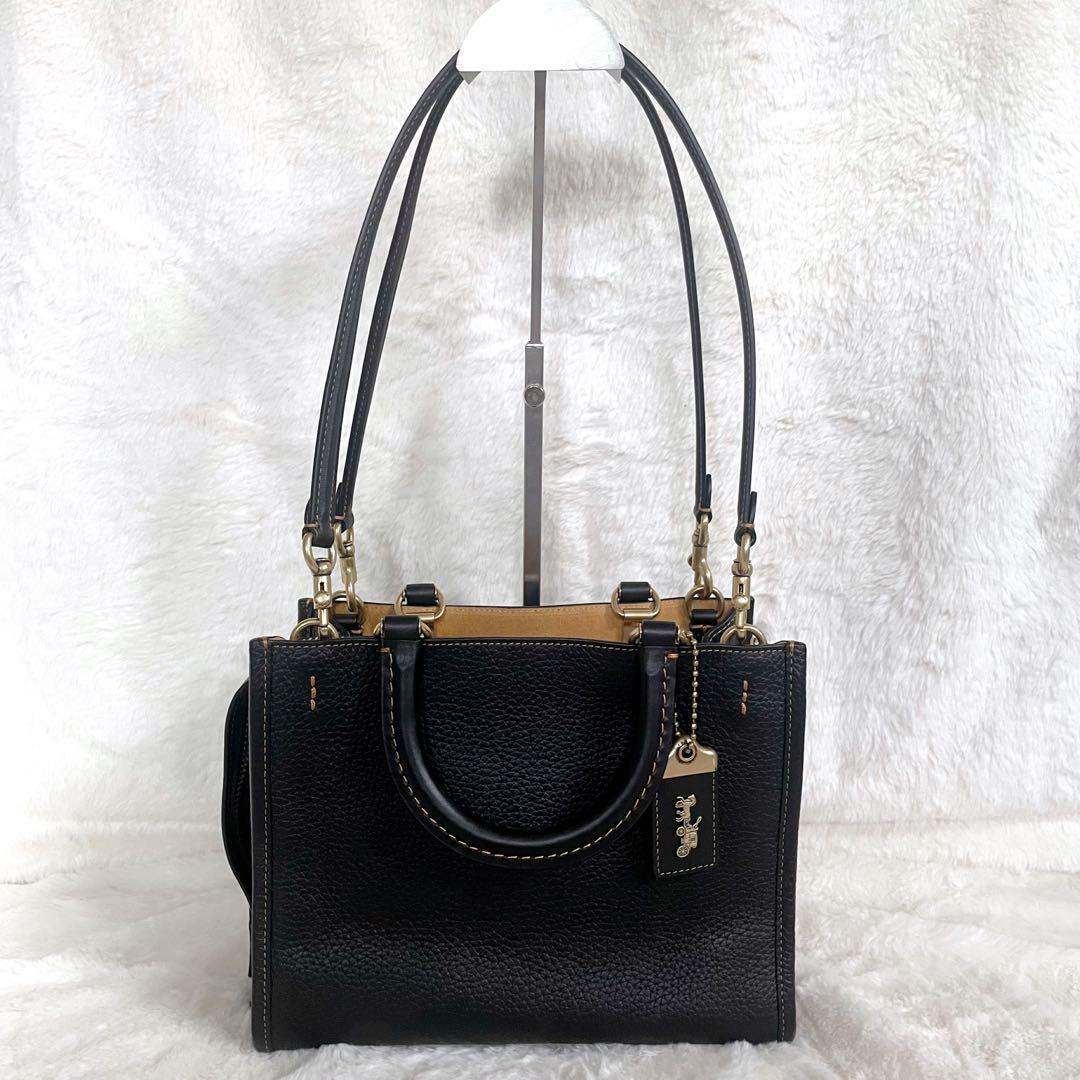 希少/完売品】COACHローグ25 リジェネラティブ レザー バッグ 未