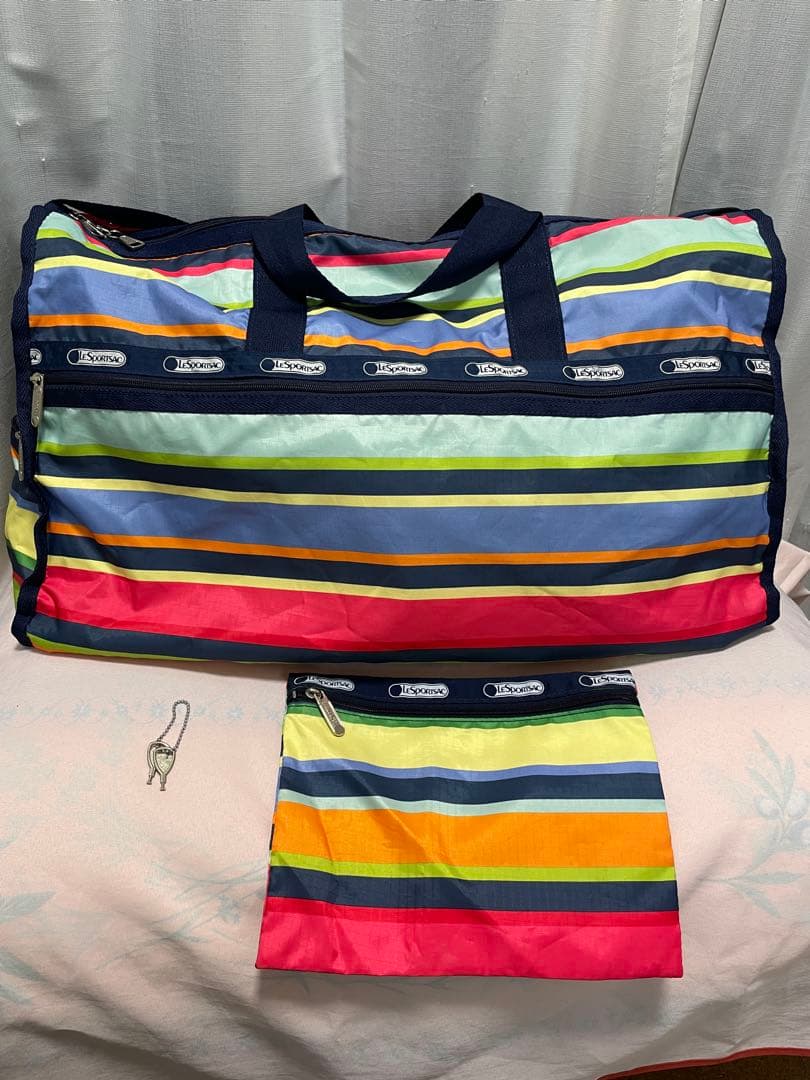 LeSportsac 特大サイズ ボーダー柄